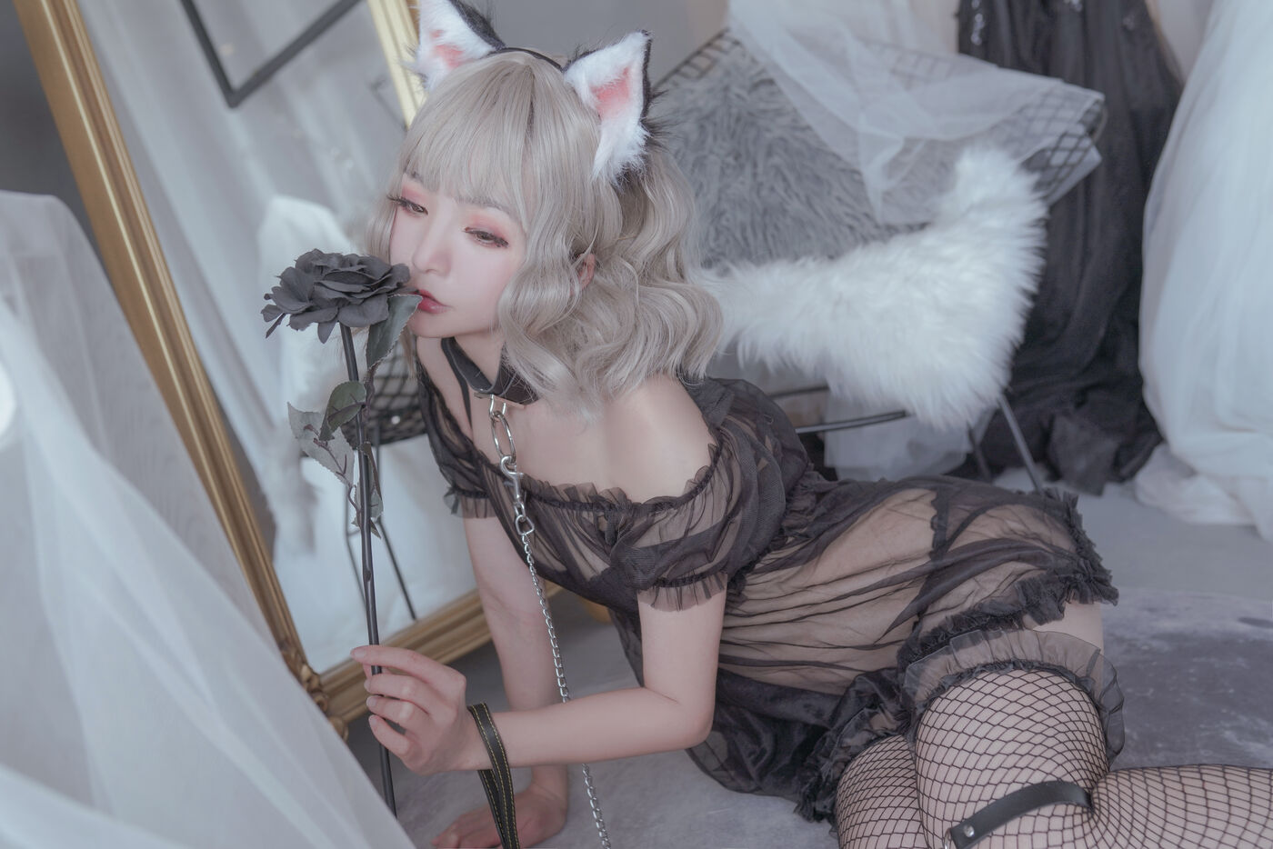 日奈娇 NO.004 猫与兔 [60P]插图1